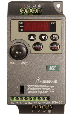 08.04.000781 Частотный преобразователь ESQ-210-4T-11K, 380В, 11кВт, 24А 08.04.000781 Частотный преобразователь ESQ-210-4T-11K, 380В, 11кВт, 24А