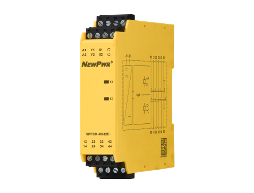 NPFSR-K642D Реле безопасности NPFSR-K642D, 1-канальный, 4NO+2NC, 24В DC, SIL3