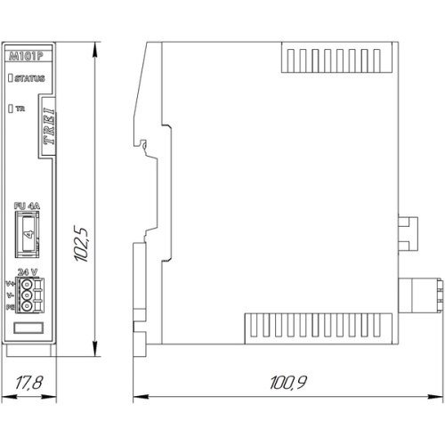 M101P Модуль источника питания TREI-5B-05 ECO-2 M101P фото 2
