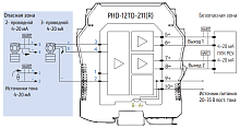PHD-12TD-211 (R) Барьер искрозащиты для аналоговых входных сигналов PHD-12TD-211 (R) 1/2хAI (4...20 