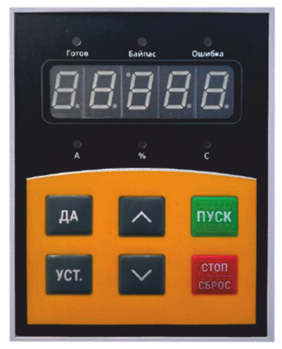 00078800 Панель управления SBI-KP; Совместимость: все модели устройств плавного пуска серий SBI, SSI