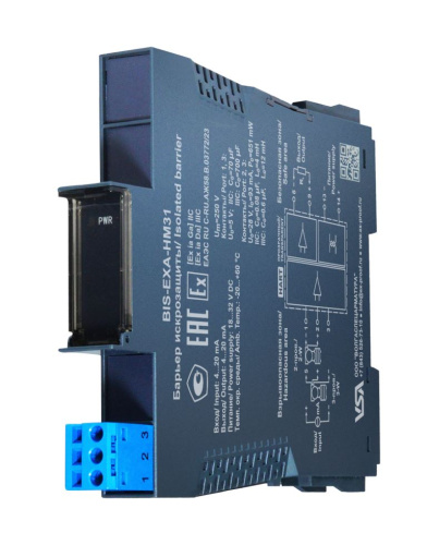BIS-EXA-H21 Преобразователь измерительный BIS-EXA-H21 1хAI (RTD)