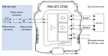 PHD-12TF-277 (R) Барьер искрозащиты для дискретных входных сигналов PHD-12TF-277 (R) 1/2хDI (NAMUR, 