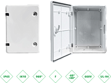 ШРК 406026 Шкаф композитный ШРК KAZ COM (пластик), IP65, 400х600х260 (ШхВхГ), c.МП