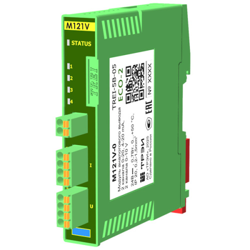 M121V Модуль аналогового вывода TREI-5B-05 ECO-2 M121V 4хAO, 0,1%