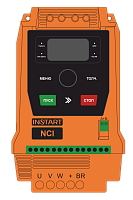 00007J00 Преобразователь частоты INSTART NCI-G7.5/P11-4B +NCI-SM, 380В, 7,5кВт, 17А