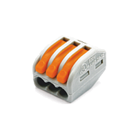 9909300 Клемма СК-413, 0,1-2,5 мм2, прозрачный