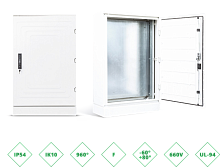 ШРК 7011035 Шкаф композитный ШРК KAZ COM (пластик), IP54, 700х1100х350 (ШхВхГ)
