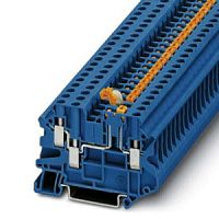 3073021 Клеммы с ножевыми размыкателями UT 4-TWIN-MT P/P BU