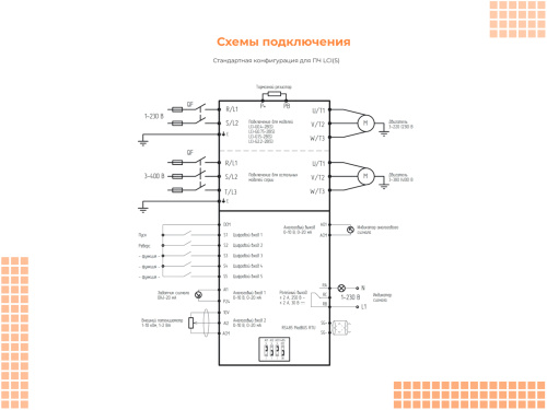00091300 Частотный преобразователь INSTART LCI-G18.5/P22-4B, 380В, 18,5кВт, 37А фото 2