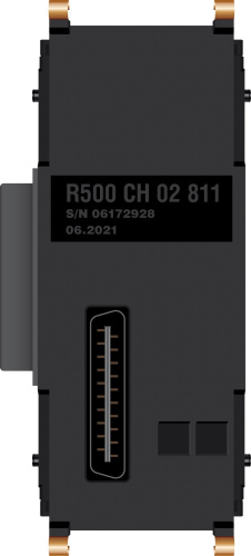 R500 CH 02 811-000-AAA Шасси с поддержкой резервирования для модулей ввода/вывода и источников питан